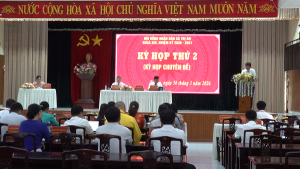 HĐND xã Trị An tổ chức kỳ họp thứ 2 (kỳ họp chuyên đề)