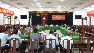 Hội nghị giao ban với cấp ủy chi bộ, đảng bộ trực thuộc quý I năm 2026