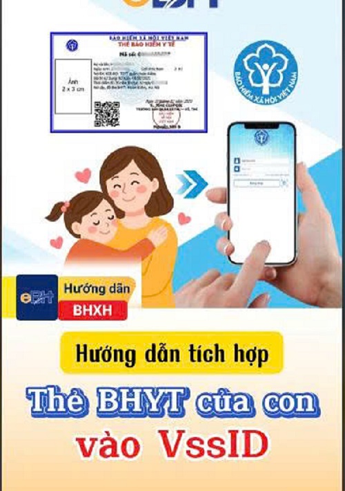 25 10 2025 Hướng dẫn phụ huynh thêm thẻ BHYT của con vào VssID